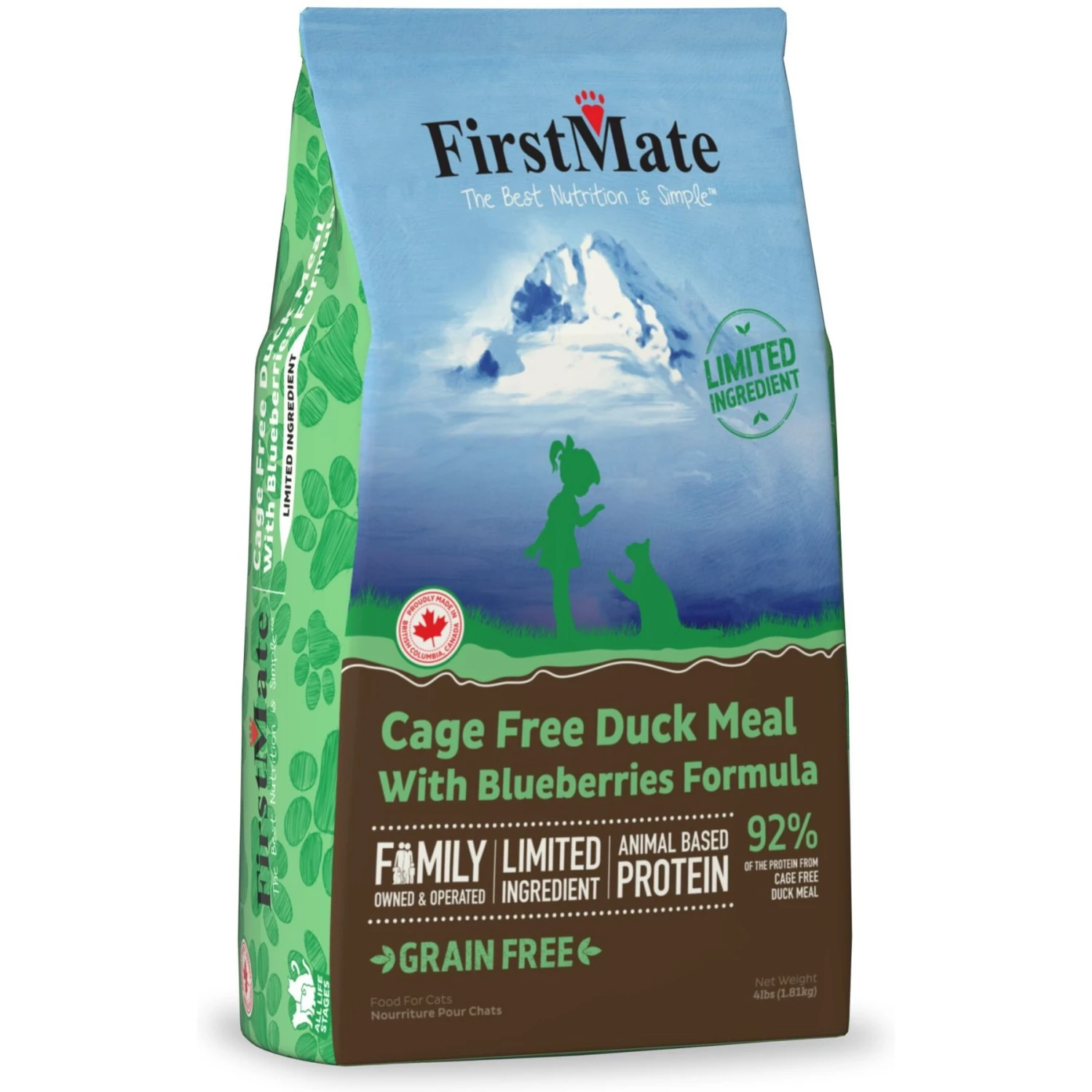 Firstmate Limited Ingredient Cage Free Duck Meal With Blueberries Formula Dry Cat Food 1 Firstmate Limited Ingredient Cage Free Duck Meal With Blueberries Formula Dry Cat Food