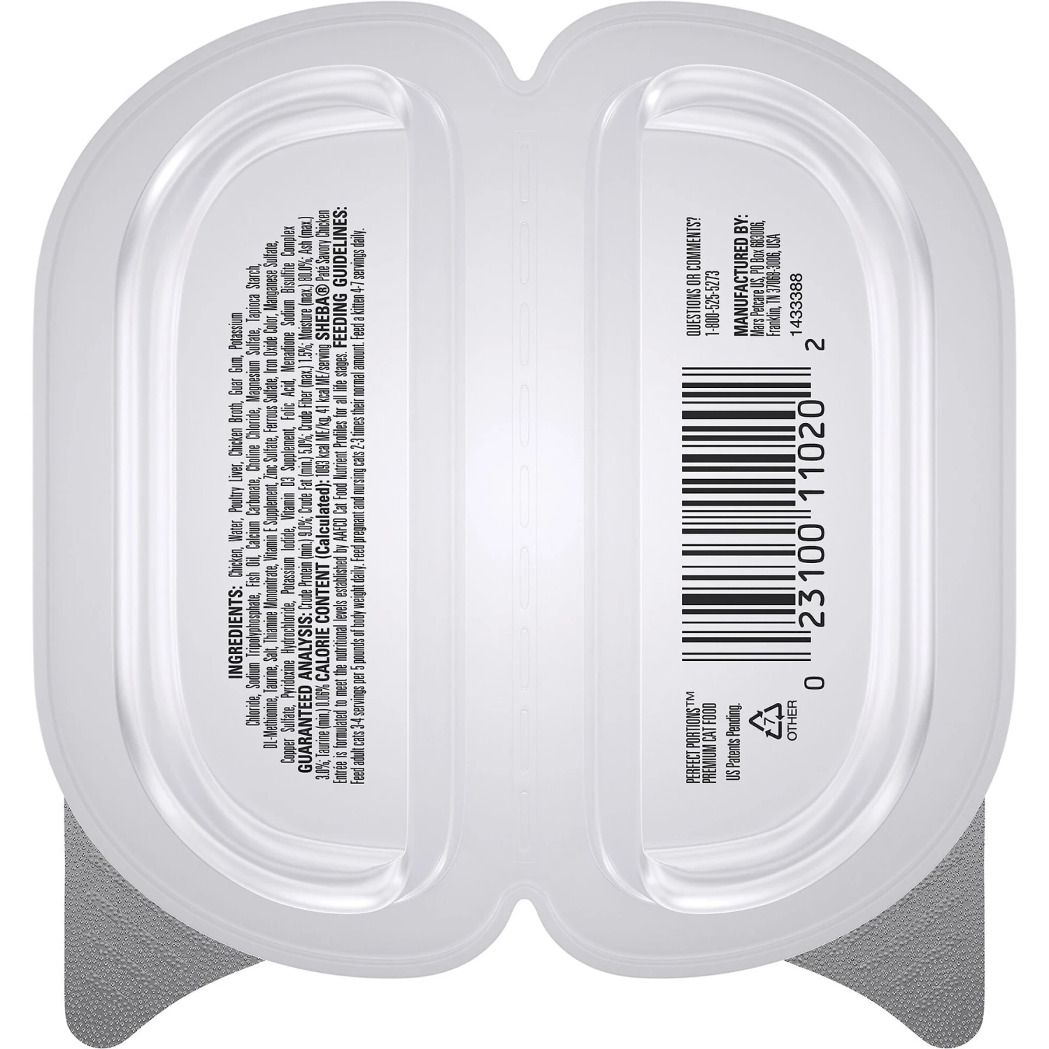 Sheba Perfect Portions Grain-Free Savory Chicken Entree Pate Adult Wet Cat Food Trays 3 Sheba Perfect Portions Grain-Free Savory Chicken Entree Pate Adult Wet Cat Food Trays - Image 3
