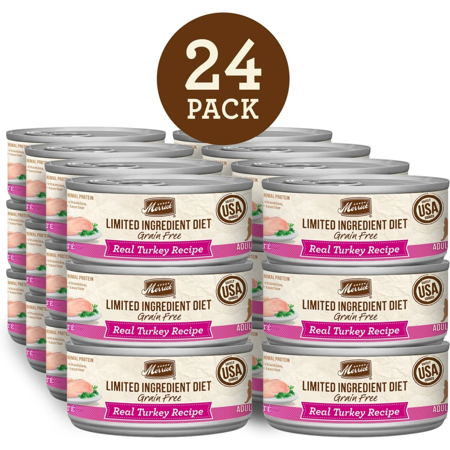 Merrick Limited Ingredient Diet Grain-Free Real Turkey Pate Recipe Canned Cat Food 2 Merrick Limited Ingredient Diet Grain-Free Real Turkey Pate Recipe Canned Cat Food - Image 2