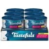 Blue Buffalo Tastefuls Natural Flaked Fish & Shrimp Entree In Gravy Wet Cat Food, 5.5-oz Can, Case Of 12