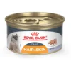 Royal Canin Feline Care Nutrition Hair & Skin Care Loaf In Sauce Canned Cat Food