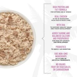 Tiki Cat Baby Chicken, Duck, & Duck Liver Shreds Grain-Free Wet Cat Food, 2.4-oz Can, Case Of 12 12 Tiki Cat Baby Chicken, Duck, & Duck Liver Shreds Grain-Free Wet Cat Food, 2.4-oz Can, Case Of 12 -Wellness Sales 883638 PT4. AC SS1800 V1690571399