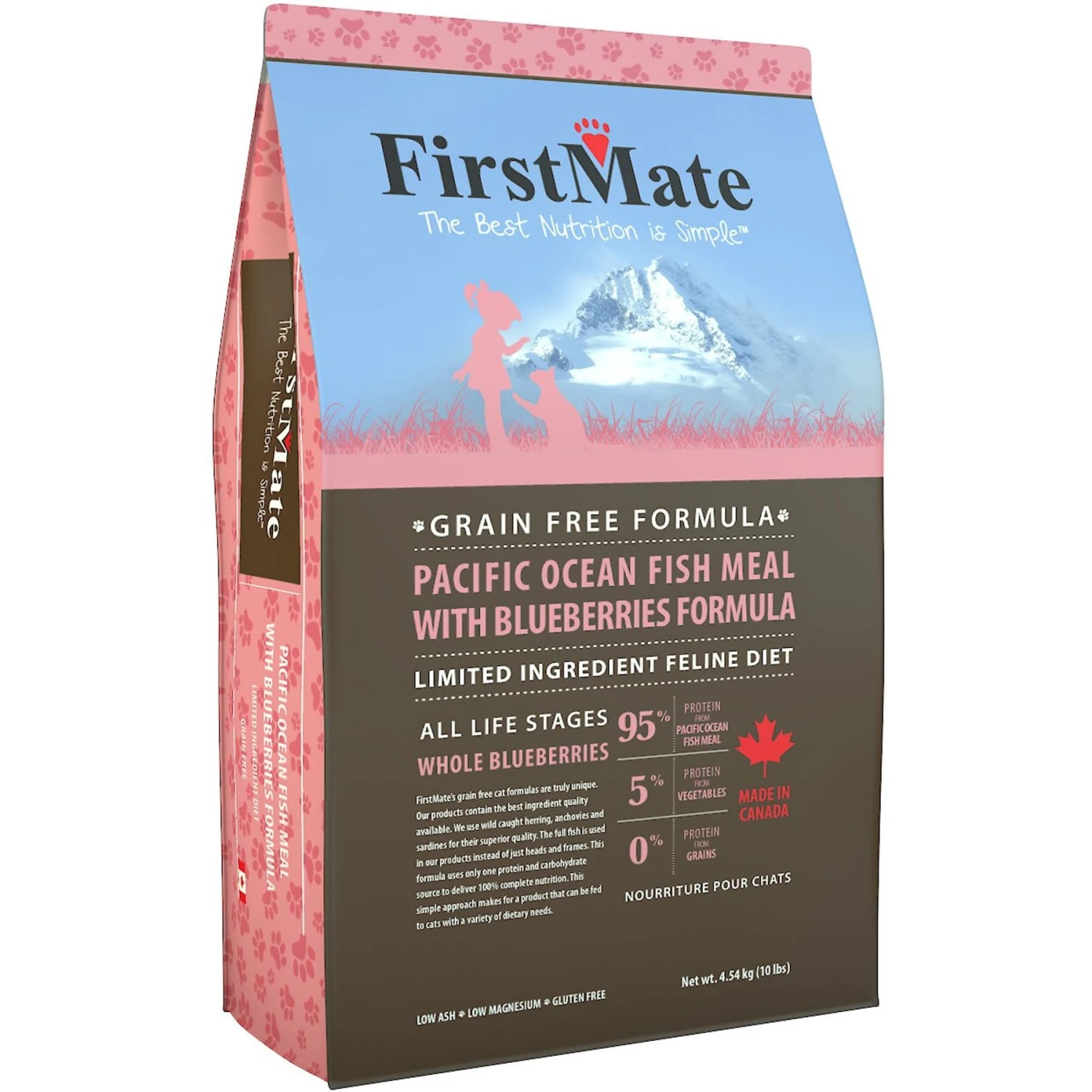 Firstmate Pacific Ocean Fish Meal With Blueberries Formula Limited Ingredient Diet Grain-Free Dry Cat Food 1 Firstmate Pacific Ocean Fish Meal With Blueberries Formula Limited Ingredient Diet Grain-Free Dry Cat Food
