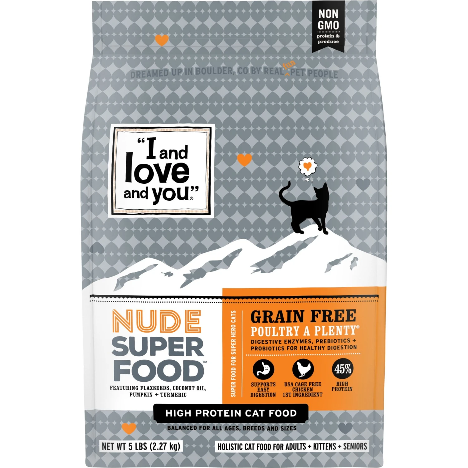 I And Love And You Nude Food Poultry A Plenty Grain-Free Dry Cat Food 1 I And Love And You Nude Food Poultry A Plenty Grain-Free Dry Cat Food