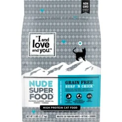 I And Love And You Nude Super Food Surf 'n Chick Grain-Free Dry Cat Food