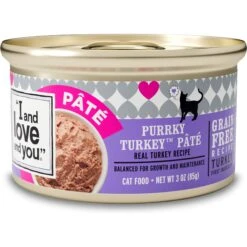 I And Love And You Purrky Turkey Pate Grain-Free Canned Cat Food