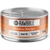 BIXBI Rawbble Chicken Pate Wet Food For Cats, 2.75-oz Can, Case Of 24