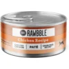 BIXBI Rawbble Chicken Pate Wet Food For Cats, 5-oz Can, Case Of 24
