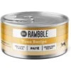 BIXBI Rawbble Tuna Pate Wet Food For Cats, 5-oz Can, Case Of 24