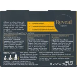 Reveal Natural Grain-Free Variety Of Chicken In Broth Flavored Wet Cat Food & Reveal Natural Grain-Free Variety Of Fish In Broth Flavored Wet Cat Food 11 Reveal Natural Grain-Free Variety Of Chicken In Broth Flavored Wet Cat Food & Reveal Natural Grain-Free Variety Of Fish In Broth Flavored Wet Cat Food -Wellness Sales 906782 PT2. AC SS1800 V1687957494