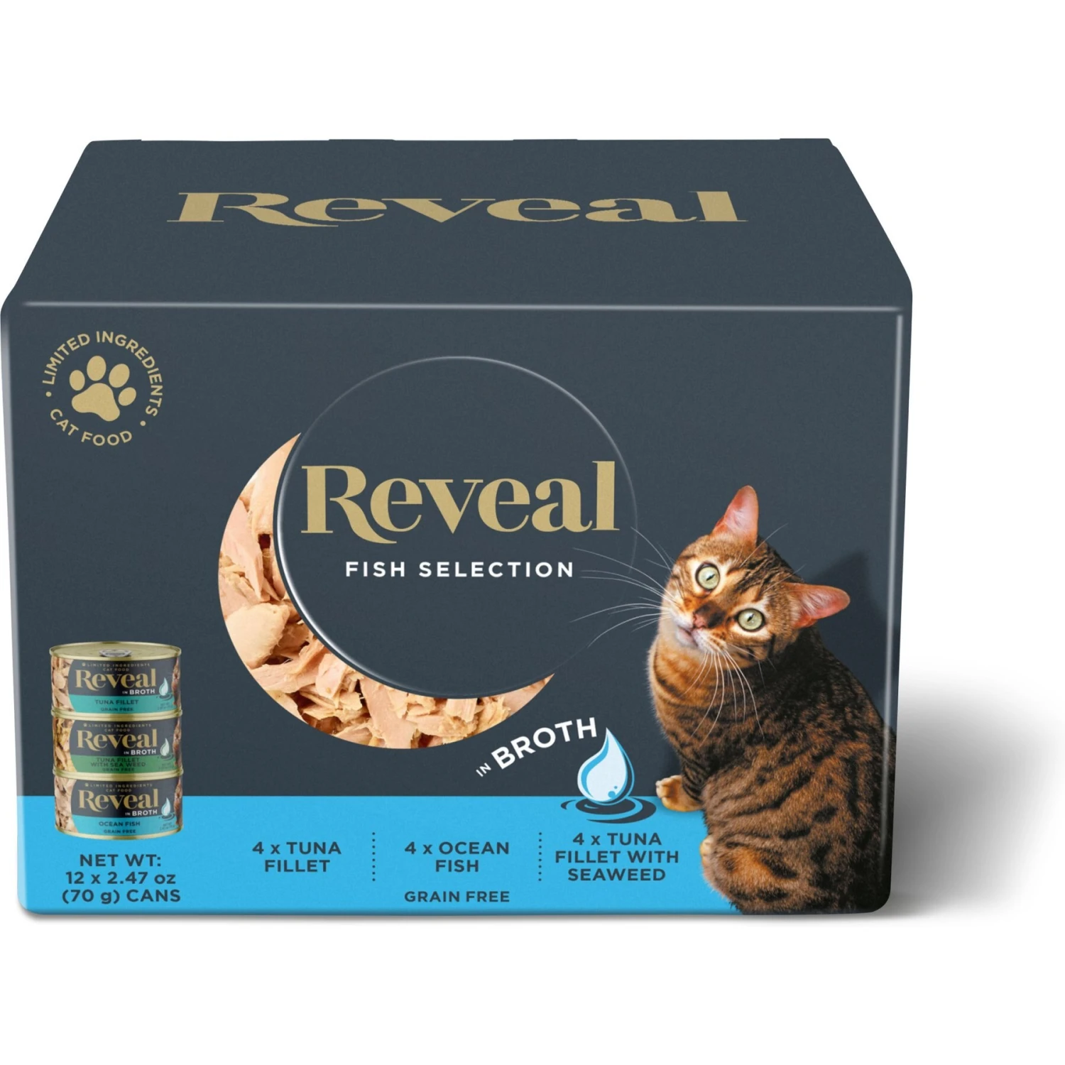 Reveal Natural Grain-Free Variety Of Chicken In Broth Flavored Wet Cat Food & Reveal Natural Grain-Free Variety Of Fish In Broth Flavored Wet Cat Food 6 Reveal Natural Grain-Free Variety Of Chicken In Broth Flavored Wet Cat Food & Reveal Natural Grain-Free Variety Of Fish In Broth Flavored Wet Cat Food - Image 6