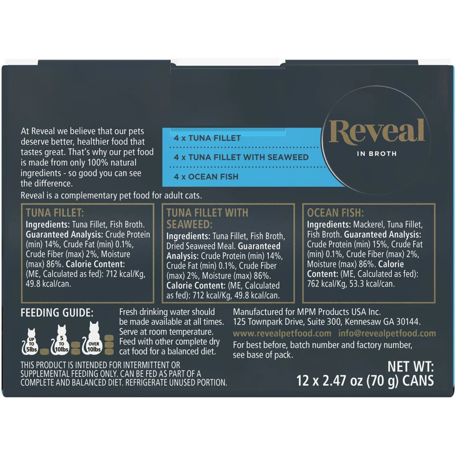 Reveal Natural Grain-Free Variety Of Chicken In Broth Flavored Wet Cat Food & Reveal Natural Grain-Free Variety Of Fish In Broth Flavored Wet Cat Food 7 Reveal Natural Grain-Free Variety Of Chicken In Broth Flavored Wet Cat Food & Reveal Natural Grain-Free Variety Of Fish In Broth Flavored Wet Cat Food - Image 7