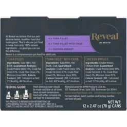 Reveal Natural Grain-Free Variety Fish & Chicken In Broth Flavored Wet Cat Food & Reveal Natural Grain-Free Variety Of Chicken In Broth Flavored Wet Cat Food -Wellness Sales 906790 PT2. AC SS1800 V1687960979
