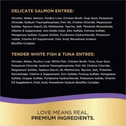 Sheba Perfect Portions Grain-Free Seafood Entrees Pate Variety Pack Adult Wet Cat Food Trays 15 Sheba Perfect Portions Grain-Free Seafood Entrees Pate Variety Pack Adult Wet Cat Food Trays -Wellness Sales 91473 PT6. AC SS1800 V1626817274