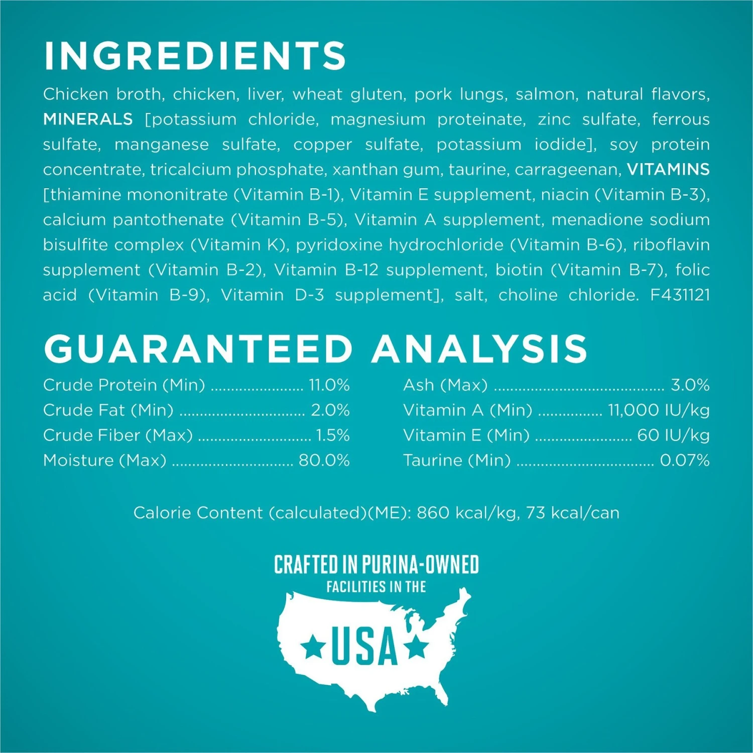 Purina ONE True Instinct Chicken Recipe In Gravy Natural High Protein Canned Cat Food, 3-oz, Case Of 24 5 Purina ONE True Instinct Chicken Recipe In Gravy Natural High Protein Canned Cat Food, 3-oz, Case Of 24 - Image 5
