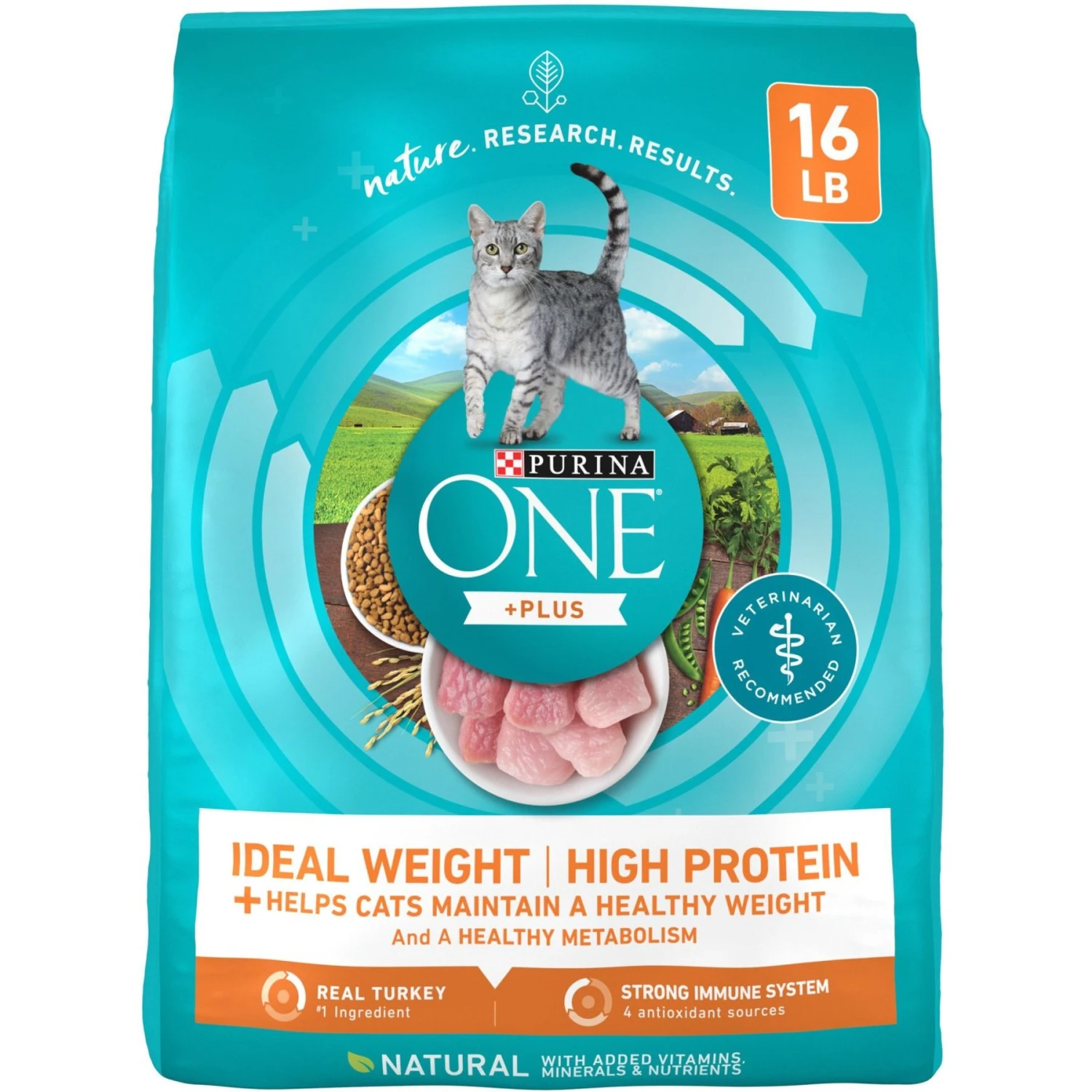 Purina ONE +Plus Ideal Weight Natural High Protein Adult Dry Cat Food 1 Purina ONE +Plus Ideal Weight Natural High Protein Adult Dry Cat Food