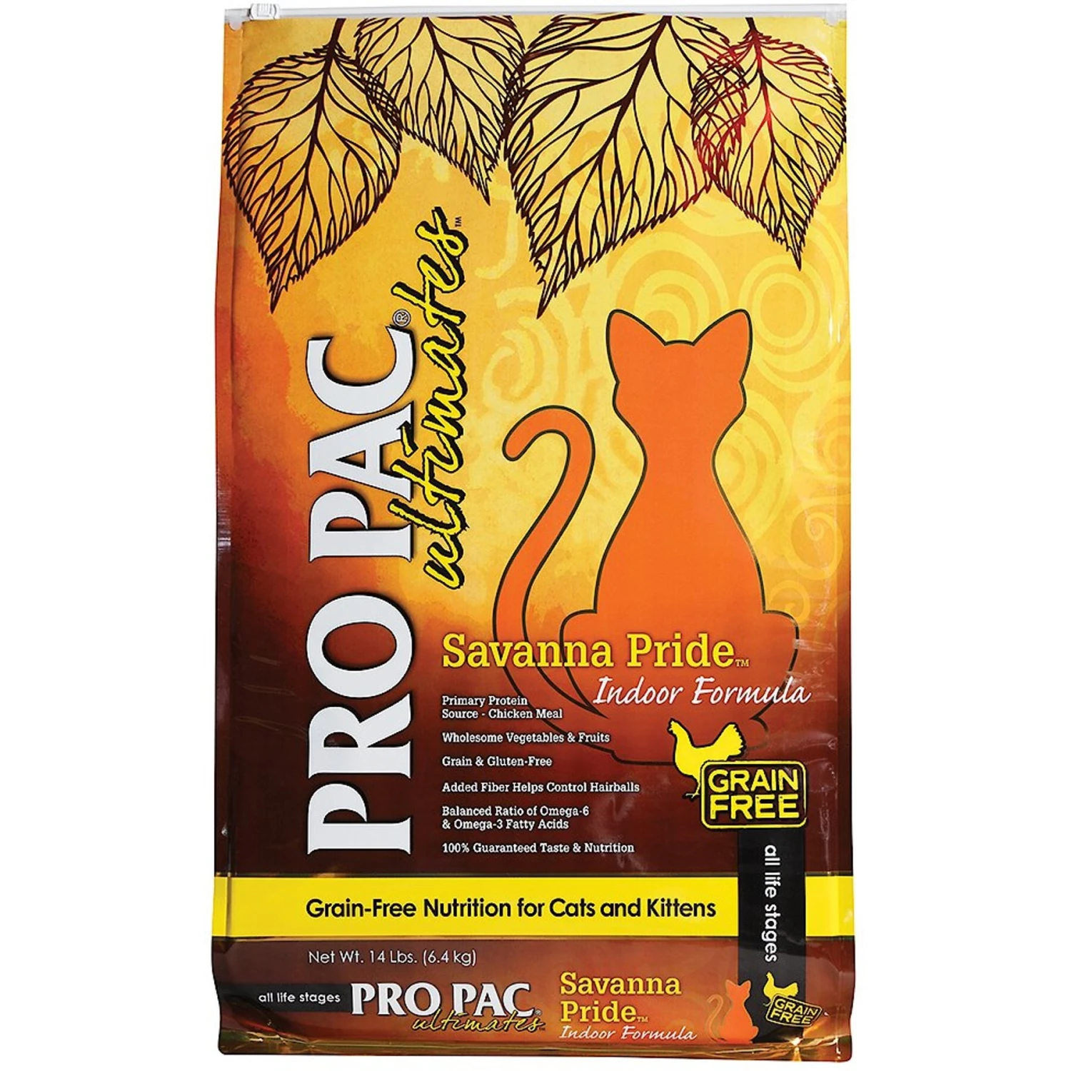 Pro Pac Ultimates Savanna Pride Chicken Grain-Free Indoor Dry Cat Food 1 Pro Pac Ultimates Savanna Pride Chicken Grain-Free Indoor Dry Cat Food