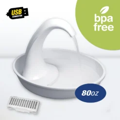 Pioneer Pet Swan Cat Drinking Fountain & Pioneer Pet Crate Drinking Fountain T-shaped Filter -Wellness Sales 933270 PT5. AC SS1800 V1692303731