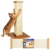 SmartCat The Ultimate 32-in Sisal Cat Scratching Post & SmartCat Bootsie's Combination Scratcher