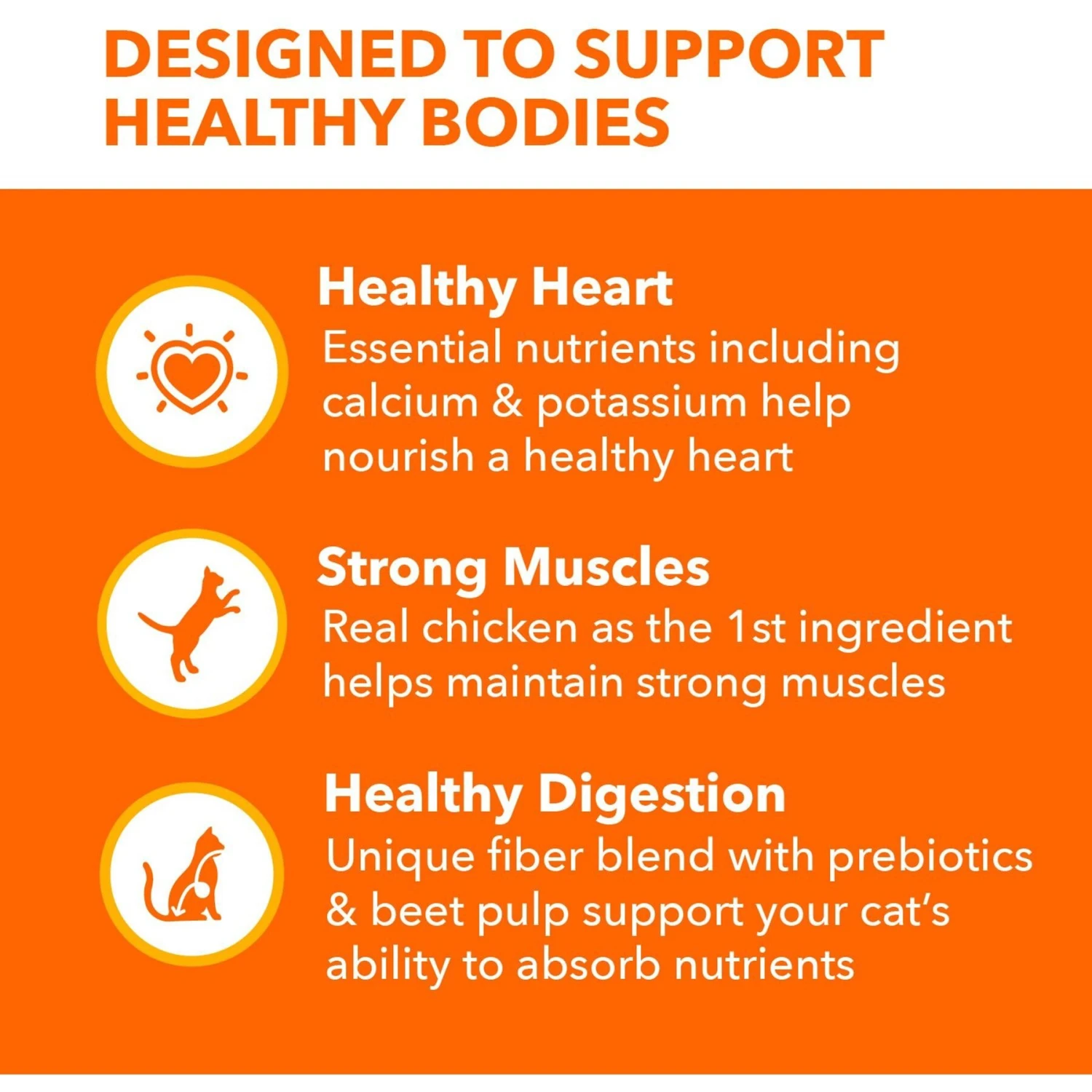 Iams ProActive Health Healthy Adult Original With Chicken Dry Cat Food 5 Iams ProActive Health Healthy Adult Original With Chicken Dry Cat Food - Image 5