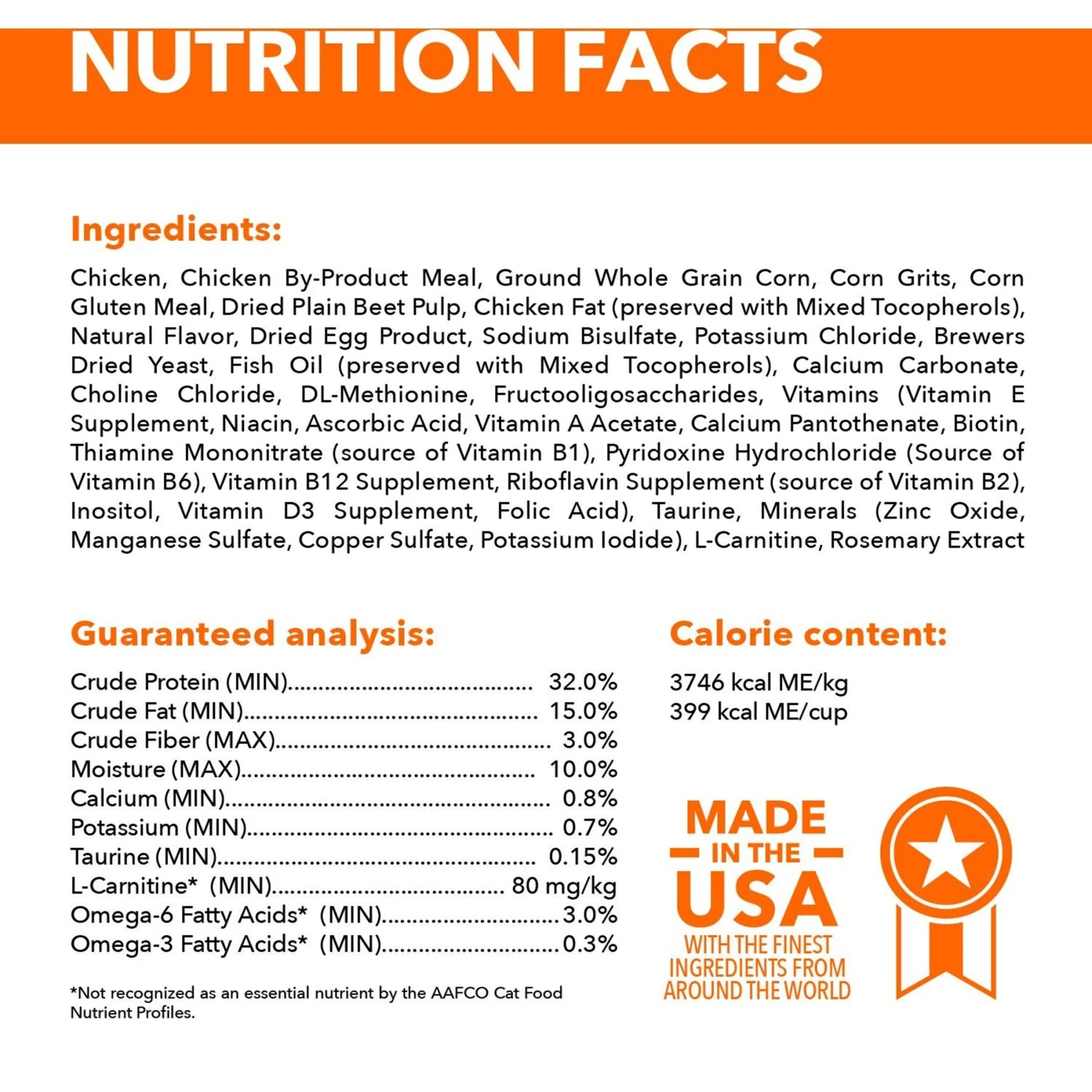 Iams ProActive Health Healthy Adult Original With Chicken Dry Cat Food 6 Iams ProActive Health Healthy Adult Original With Chicken Dry Cat Food - Image 6