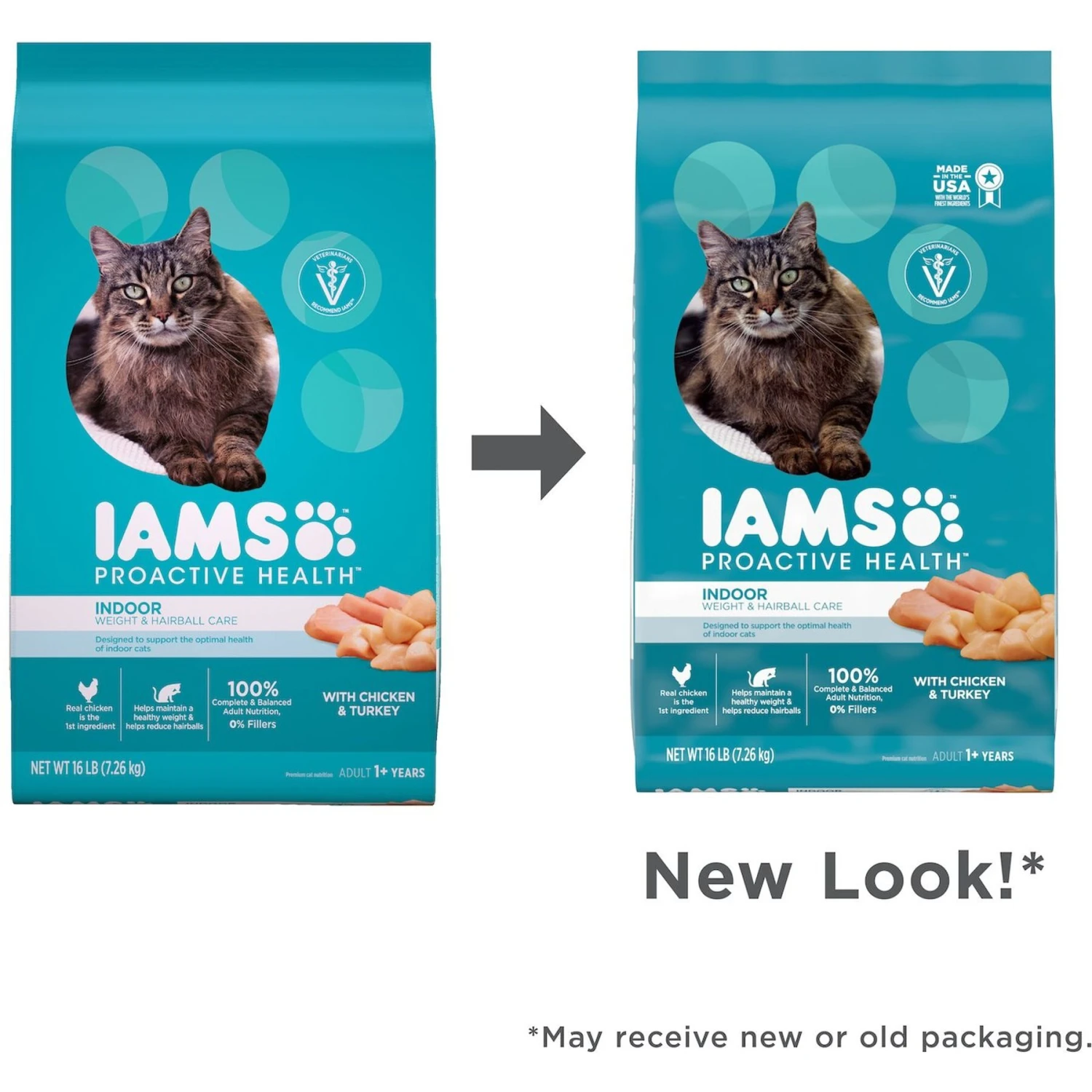 Iams ProActive Health Indoor Weight & Hairball Care Adult Dry Cat Food 3 Iams ProActive Health Indoor Weight & Hairball Care Adult Dry Cat Food - Image 3