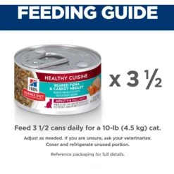 Hill's Science Diet Adult Healthy Cuisine Seared Tuna & Carrot Medley Canned Cat Food 14 Hill's Science Diet Adult Healthy Cuisine Seared Tuna & Carrot Medley Canned Cat Food -Wellness Sales 94010 PT5. AC SS1800 V1680099822