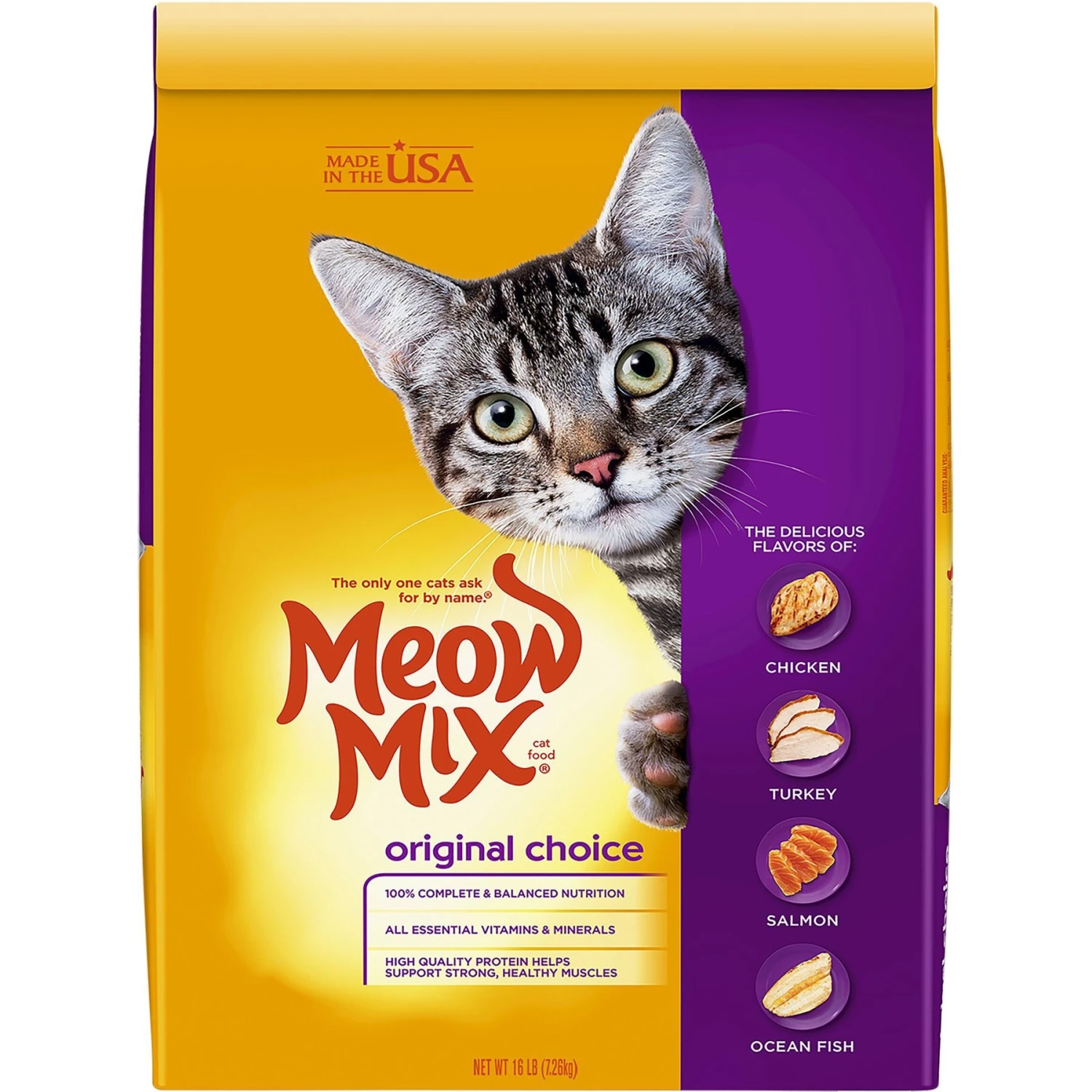 Meow Mix Original Choice Dry Cat Food & Temptations Classic Tasty Chicken Flavor Soft & Crunchy Cat Treats 2 Meow Mix Original Choice Dry Cat Food & Temptations Classic Tasty Chicken Flavor Soft & Crunchy Cat Treats - Image 2