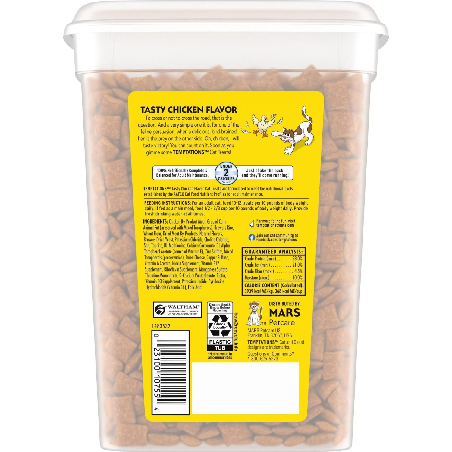 Meow Mix Original Choice Dry Cat Food & Temptations Classic Tasty Chicken Flavor Soft & Crunchy Cat Treats 7 Meow Mix Original Choice Dry Cat Food & Temptations Classic Tasty Chicken Flavor Soft & Crunchy Cat Treats - Image 7