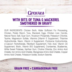 Wellness Healthy Indulgence Gravies With Bits Of Tuna & Mackerel Smothered In Gravy Grain-Free Wet Cat Food Pouches 13 Wellness Healthy Indulgence Gravies With Bits Of Tuna & Mackerel Smothered In Gravy Grain-Free Wet Cat Food Pouches -Wellness Sales 95716 PT5. AC SS1800 V1695923308