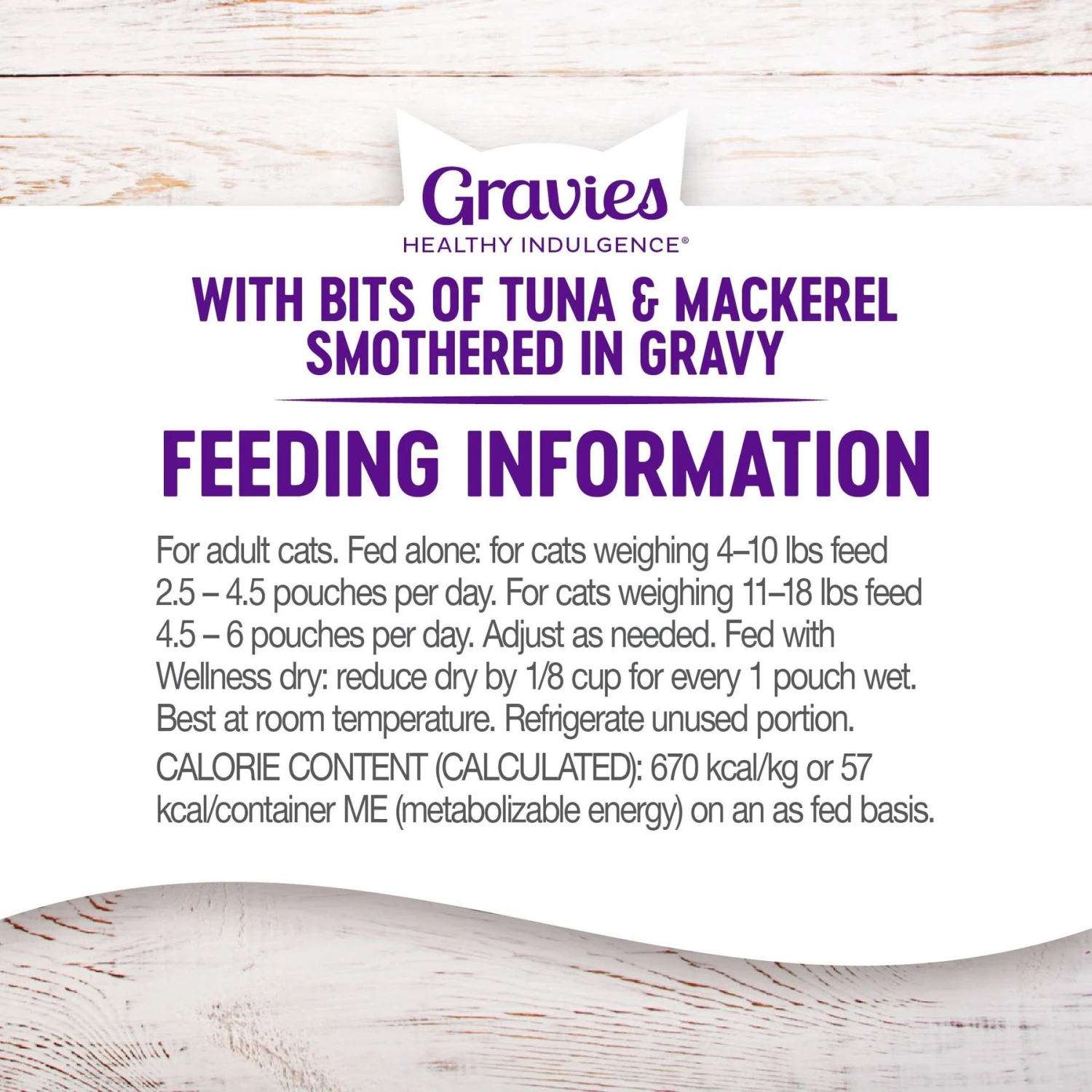 Wellness Healthy Indulgence Gravies With Bits Of Tuna & Mackerel Smothered In Gravy Grain-Free Wet Cat Food Pouches 8 Wellness Healthy Indulgence Gravies With Bits Of Tuna & Mackerel Smothered In Gravy Grain-Free Wet Cat Food Pouches - Image 8