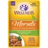 Wellness Healthy Indulgence Morsels With Chicken & Turkey In Savory Sauce Grain-Free Wet Cat Food Pouches