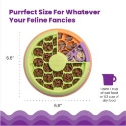 Catstages Kitty Lickin' Layers Multilayered Fun Puzzle Cat Feeder -Wellness Sales 959526 PT4. AC SS1800 V1695666296