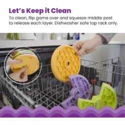 Catstages Kitty Lickin' Layers Multilayered Fun Puzzle Cat Feeder -Wellness Sales 959526 PT6. AC SS1800 V1695649521