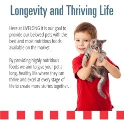 Livelong Healthy & Strong Yummy Seafood Wet Cat Food, 5.5-oz Can, 24 Count -Wellness Sales 964174 PT4. AC SS1800 V1697117316