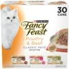 Fancy Feast Poultry & Beef Collection Variety Pack Grain-Free Pate Wet Cat Food, 3-oz Can, Case Of 30