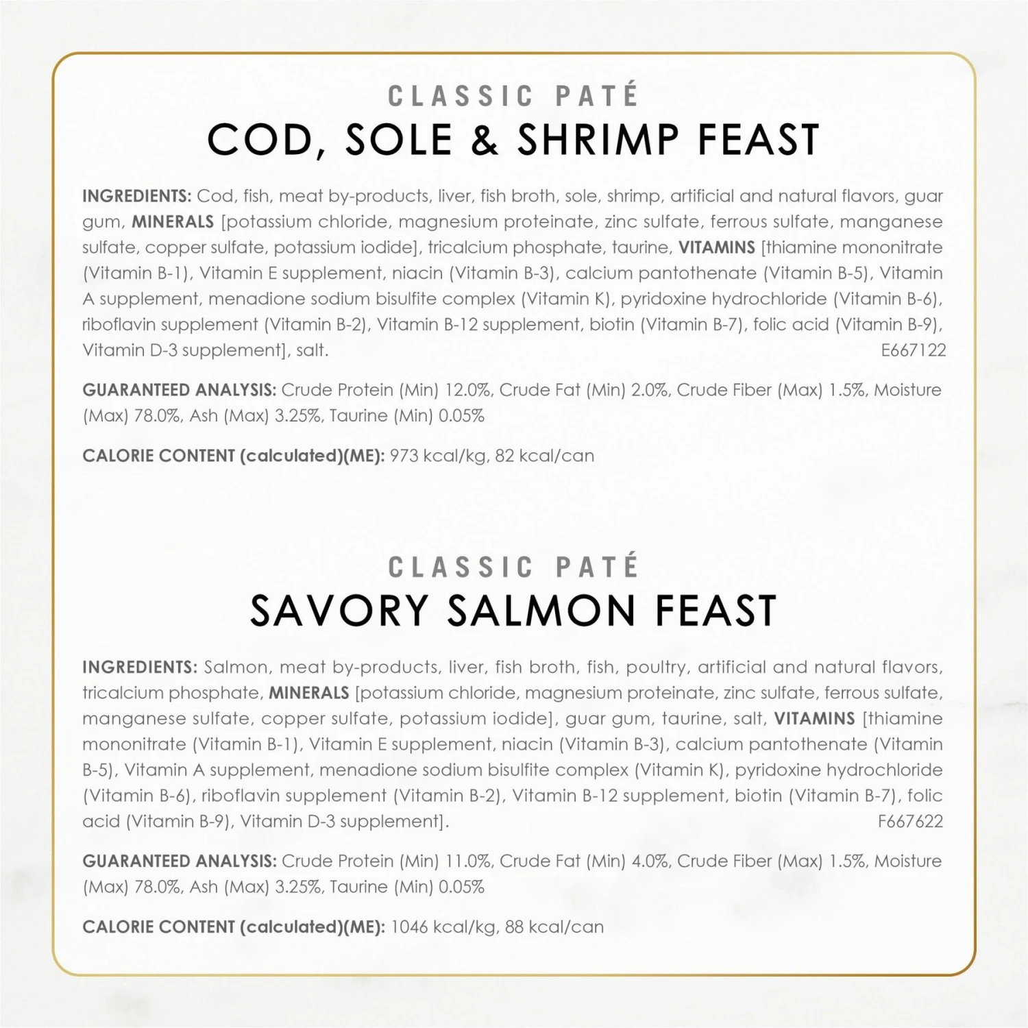 Fancy Feast Seafood Classic Pate Collection Variety Pack Grain-Free Wet Cat Food, 3-oz Can, Case Of 36 6 Fancy Feast Seafood Classic Pate Collection Variety Pack Grain-Free Wet Cat Food, 3-oz Can, Case Of 36 - Image 6