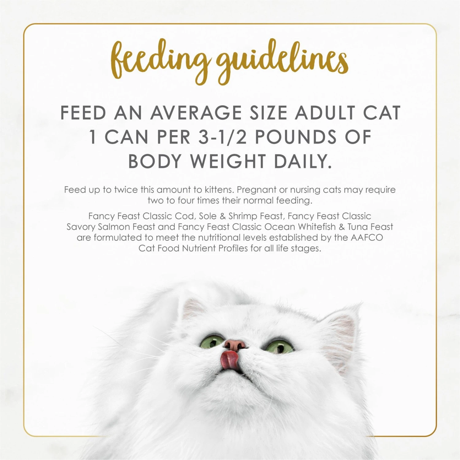 Fancy Feast Seafood Classic Pate Collection Variety Pack Grain-Free Wet Cat Food, 3-oz Can, Case Of 36 8 Fancy Feast Seafood Classic Pate Collection Variety Pack Grain-Free Wet Cat Food, 3-oz Can, Case Of 36 - Image 8