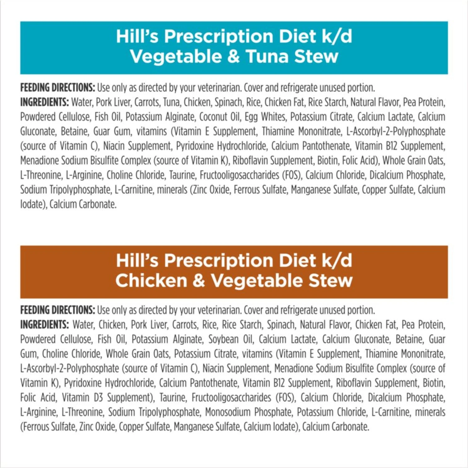 Hill's Prescription Diet K/d Kidney Care Stew Variety Pack Wet Cat Food, 2.9-oz Can, Case Of 24 5 Hill's Prescription Diet K/d Kidney Care Stew Variety Pack Wet Cat Food, 2.9-oz Can, Case Of 24 - Image 5
