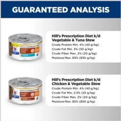 Hill's Prescription Diet K/d Kidney Care Stew Variety Pack Wet Cat Food, 2.9-oz Can, Case Of 24 17 Hill's Prescription Diet K/d Kidney Care Stew Variety Pack Wet Cat Food, 2.9-oz Can, Case Of 24 -Wellness Sales 967646 PT8. AC SS1800 V1696615687