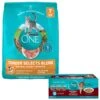 Purina ONE Tender Selects Blend With Real Chicken Dry Cat Food & Purina ONE True Instinct Turkey, Chicken & Tuna Variety Pack Canned Cat Food