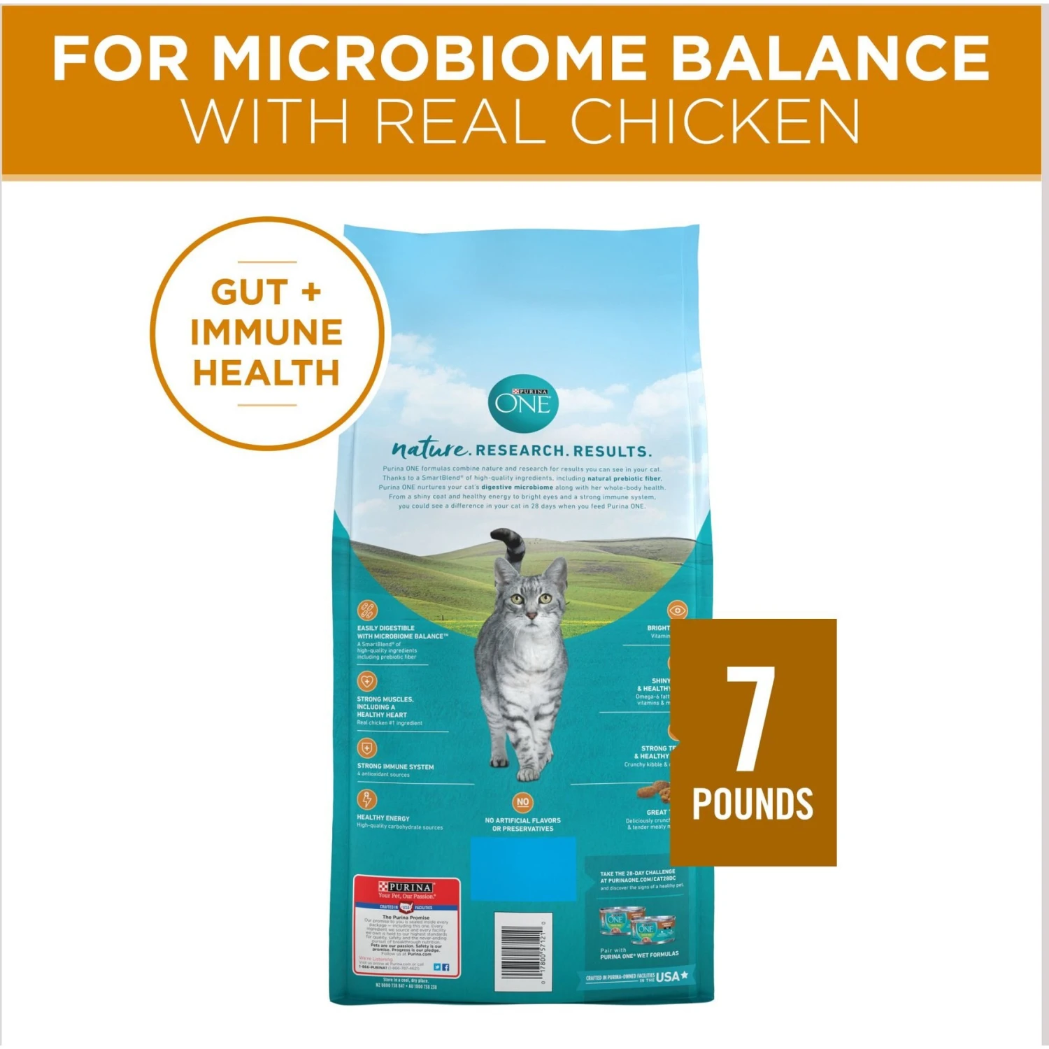 Purina ONE Tender Selects Blend With Real Chicken Dry Cat Food & Purina ONE True Instinct Turkey, Chicken & Tuna Variety Pack Canned Cat Food 3 Purina ONE Tender Selects Blend With Real Chicken Dry Cat Food & Purina ONE True Instinct Turkey, Chicken & Tuna Variety Pack Canned Cat Food - Image 3