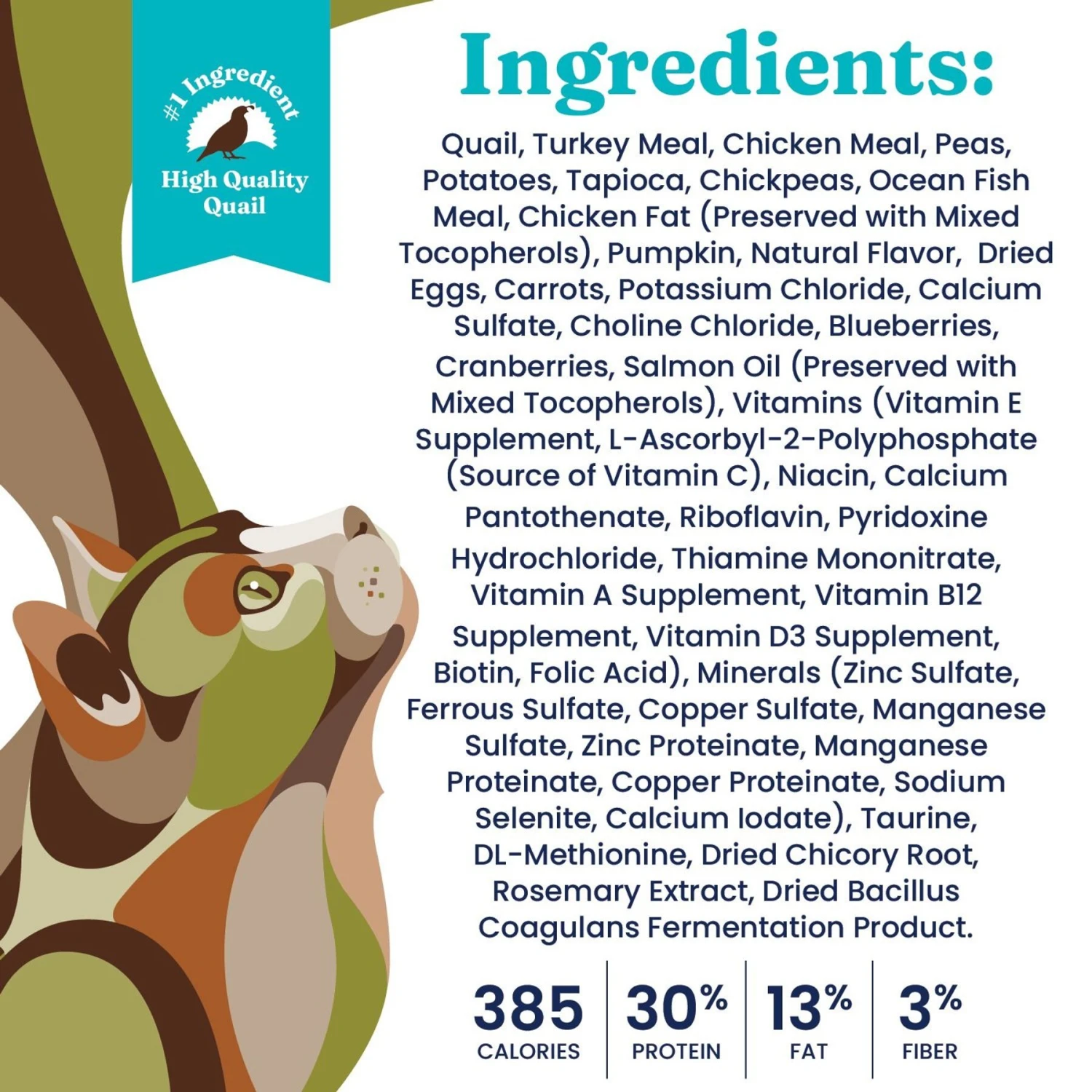 Solid Gold Winged Tiger With Quail & Pumpkin Grain-Free Sensitive Stomach Adult Dry Cat Food 5 Solid Gold Winged Tiger With Quail & Pumpkin Grain-Free Sensitive Stomach Adult Dry Cat Food - Image 5