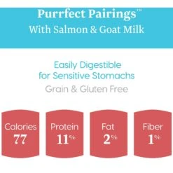 Solid Gold Purrfect Pairings Savory Mousse With Salmon & Goat Milk Grain-Free Cat Food Cups, 2.75-oz, Case Of 6 -Wellness Sales 99378 PT2. AC SS1800 V1543527774