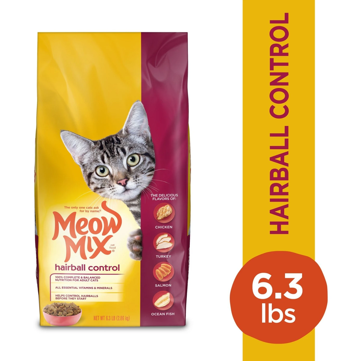 Meow Mix Hairball Control Dry Cat Food 2 Meow Mix Hairball Control Dry Cat Food - Image 2
