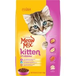 Meow Mix Kitten Li'l Nibbles Dry Cat Food
